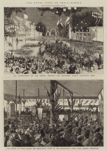 La visita real a la India, Bombay de Alfred Chantrey Corbould